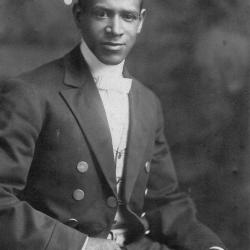 Samuel C. Jackson's official White House portrait after joining the staff in 1909. 