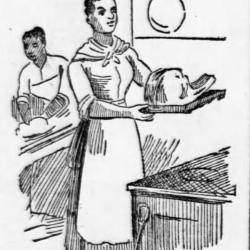 Dolly Johnson and Mary Robinson illustrated in the Pittsburgh Dispatch, June 1890
